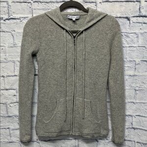 The Cashmere Project 100% Cashmere Zip Up Hoodie